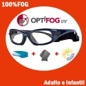 Óculos  Progear TM 48/52/55 (P/M/G) + Lentes Anti-Embaçante Optifog 100% + Anti-Reflexo + Anti-Risco