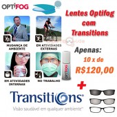 Lentes Anti Embaçante Transitions